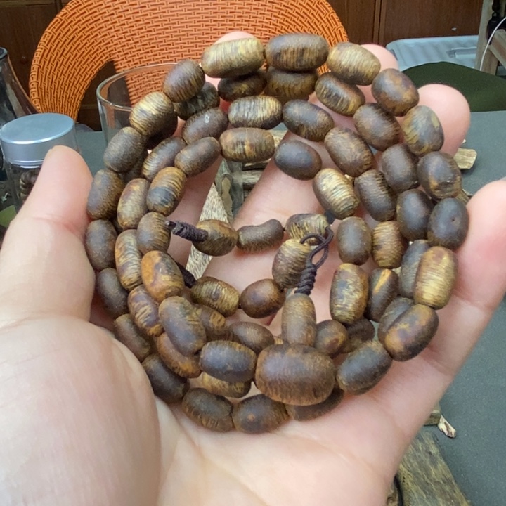 沉香手串奇楠沉香留疤随型多圈7mm
