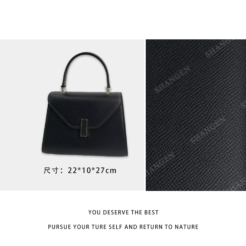 RAIN.CUN冬季2025新款轻奢设计单肩斜挎女包 XKY-2010-黑色