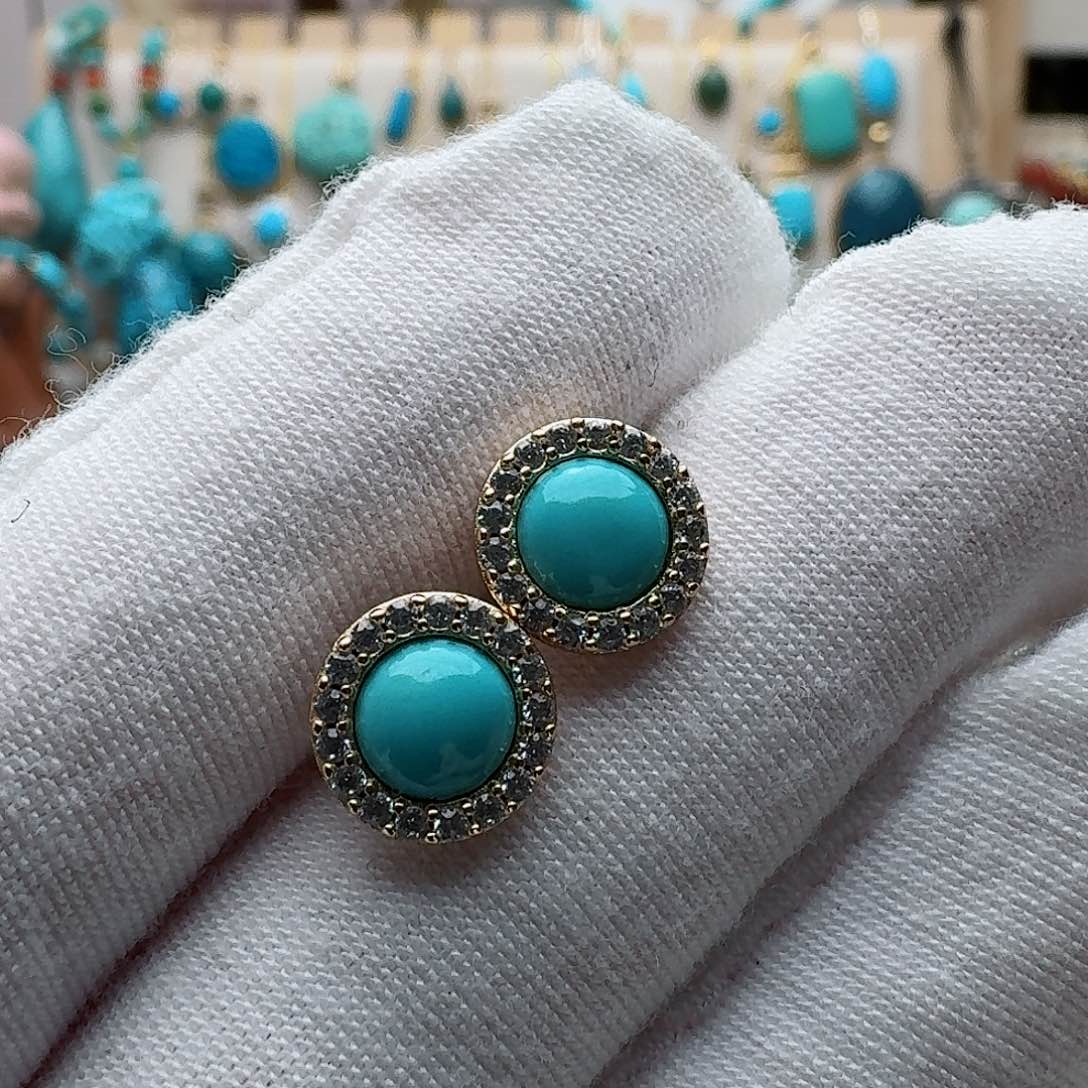 绿松石珠宝奇石未镶嵌