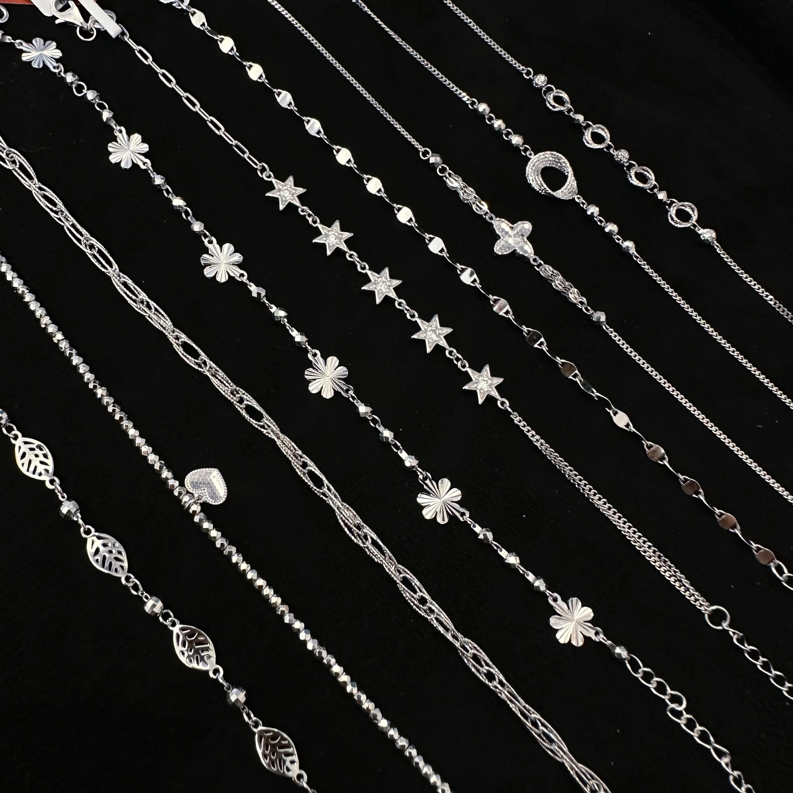 铂金Pt950【 铂金手链2-6g小克重合集】 多样性发一