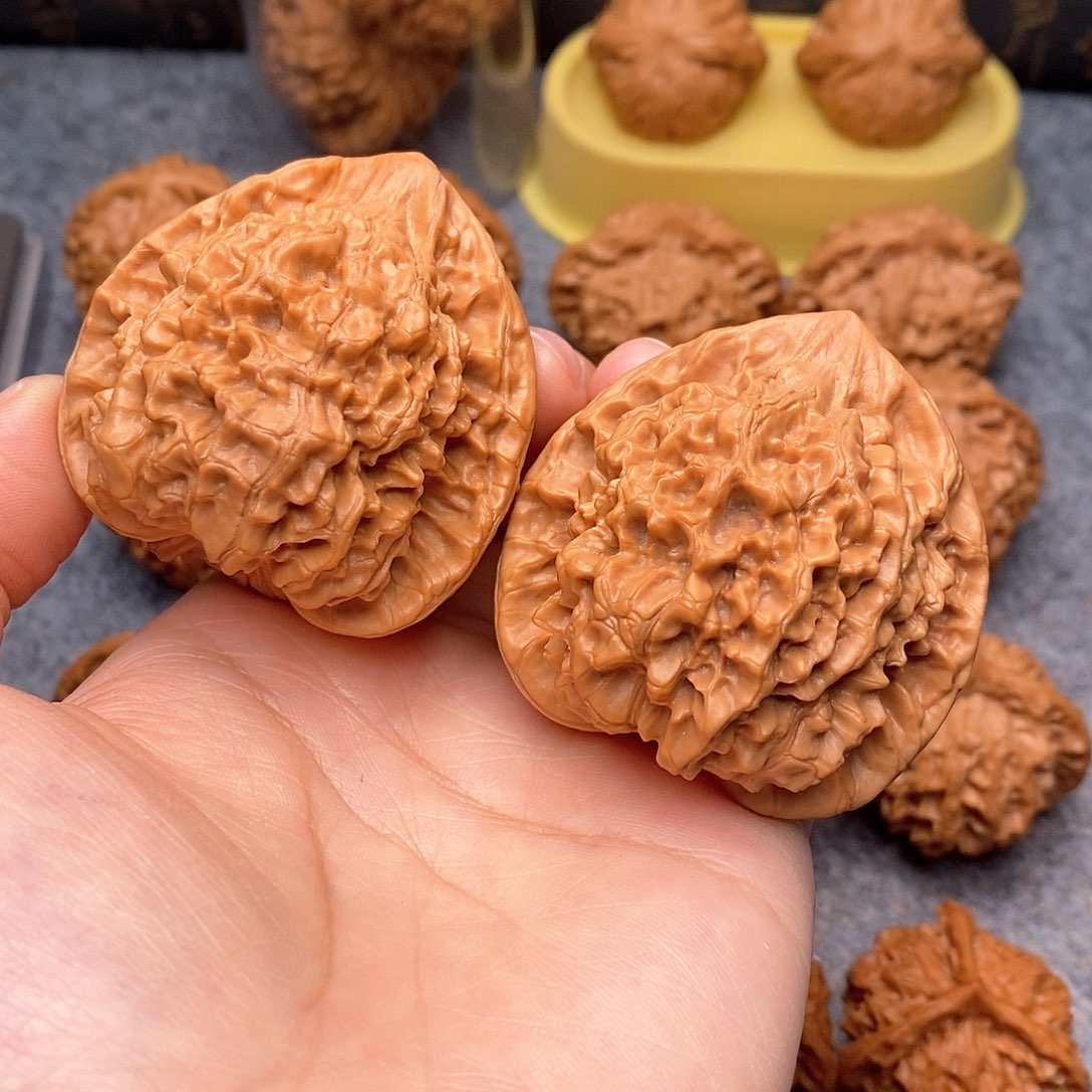 文玩核桃把件原装官帽50全品