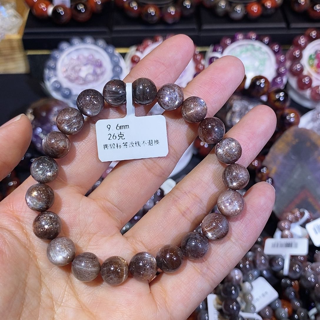 长石手串未镶嵌幼*9.6mm左右