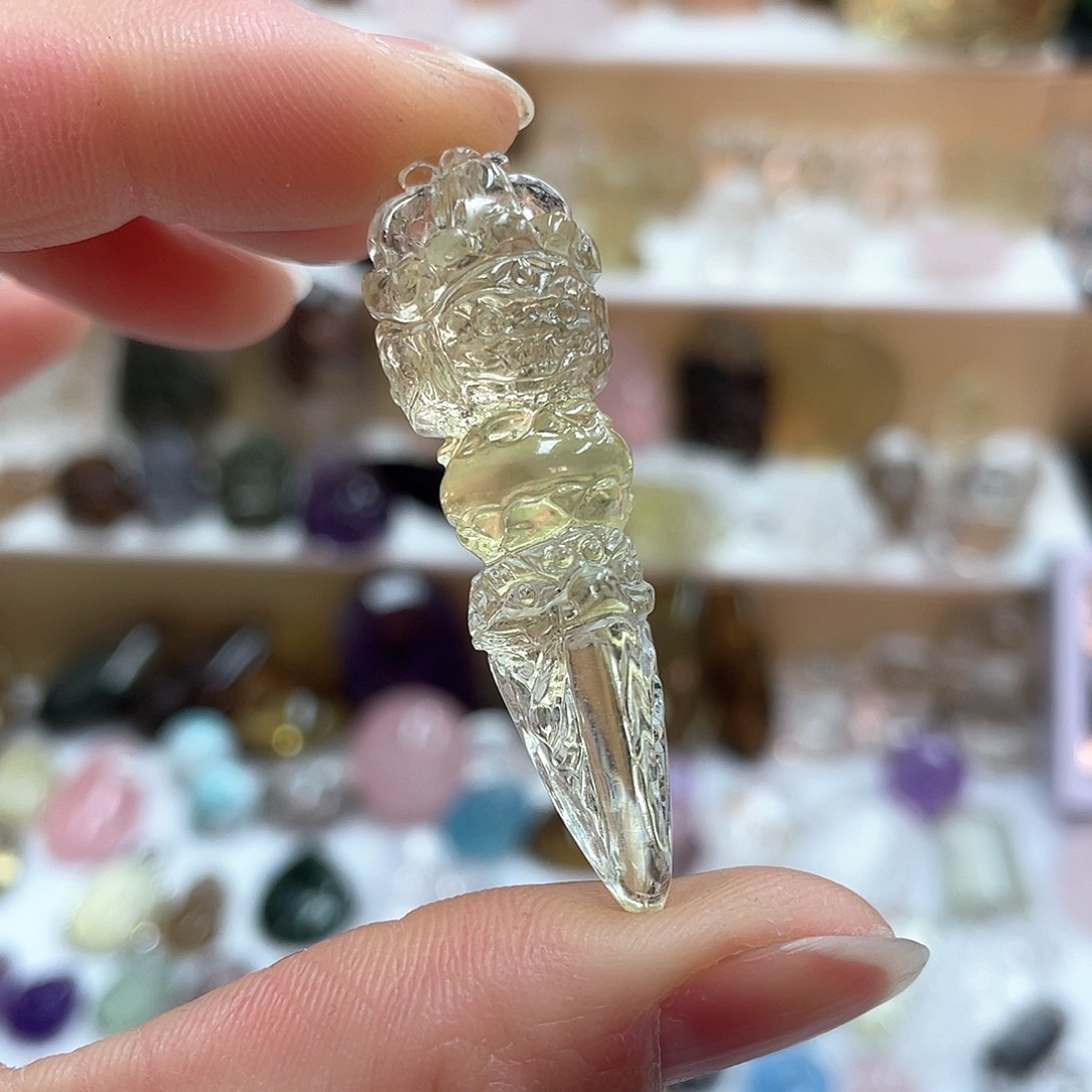 黄晶珠宝半成品未镶嵌4146