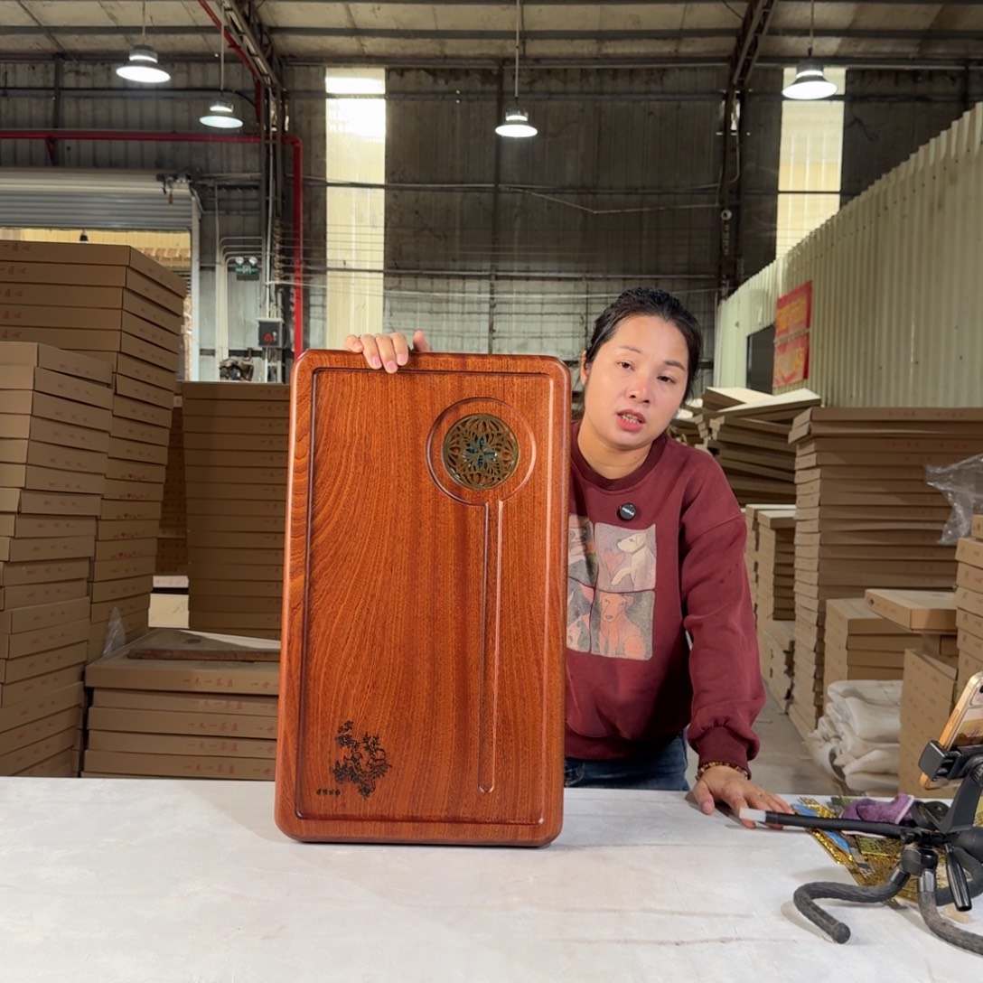 花梨木茶盘60*35尺寸