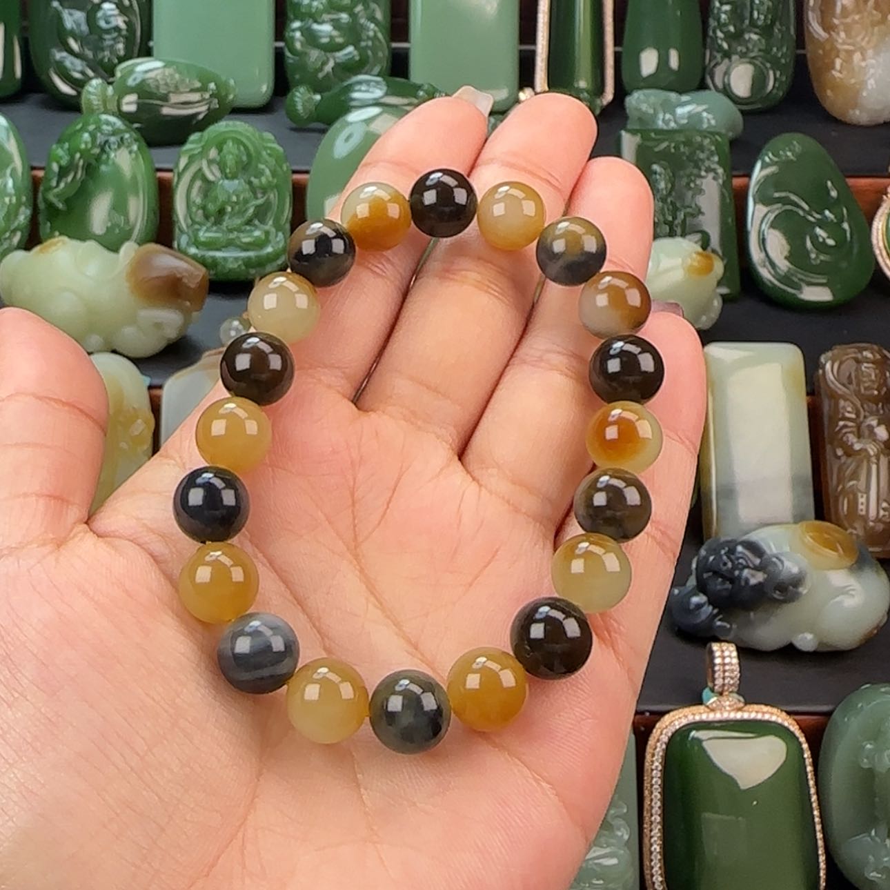 【闪购商品】和田玉手串未镶嵌✨*～