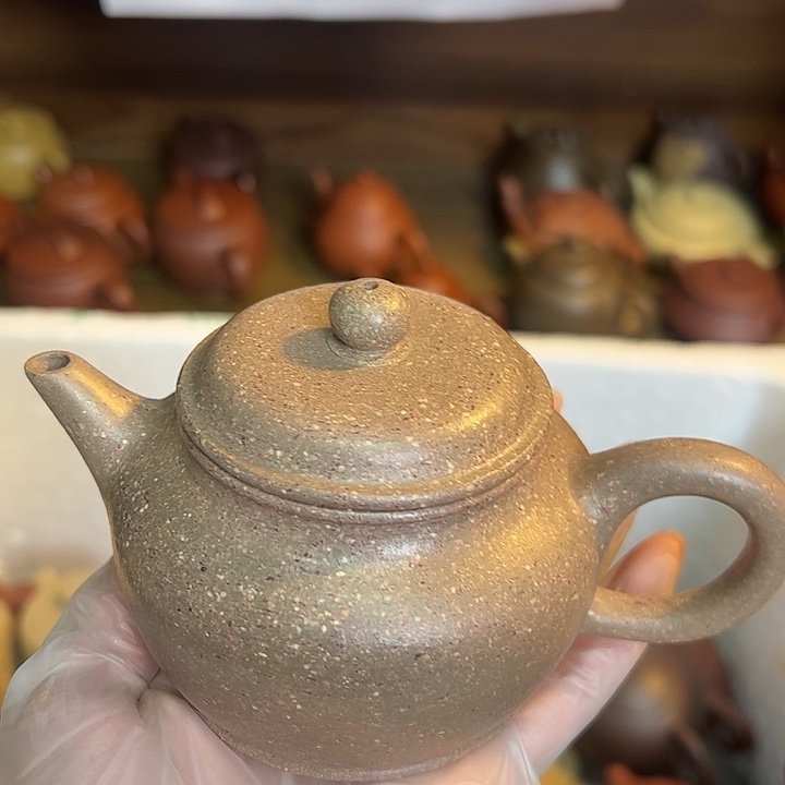 紫砂茶壶宜兴紫砂壶芝麻段200