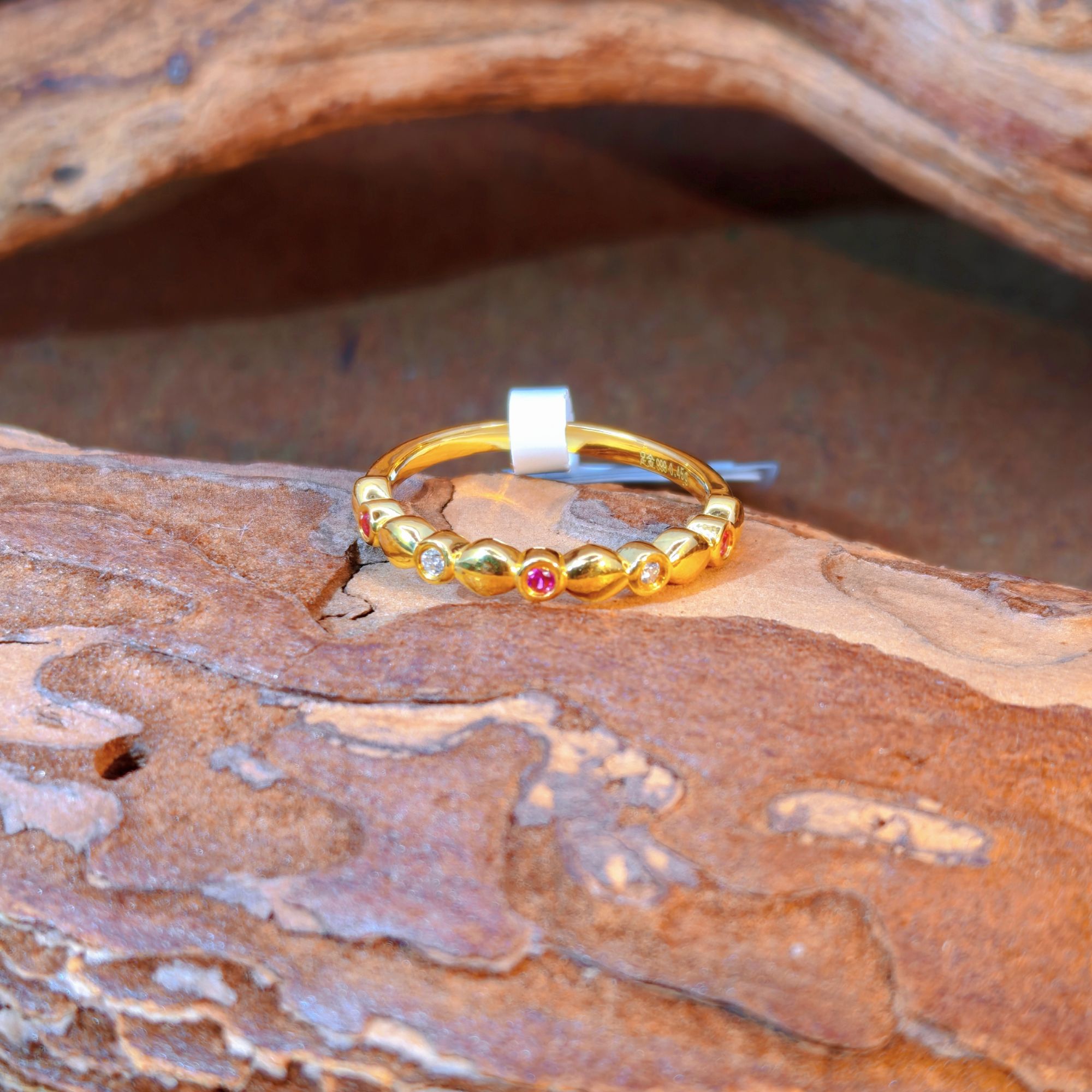 【菲菲专享】足金999 丛林戒指 6D工艺 双11大促