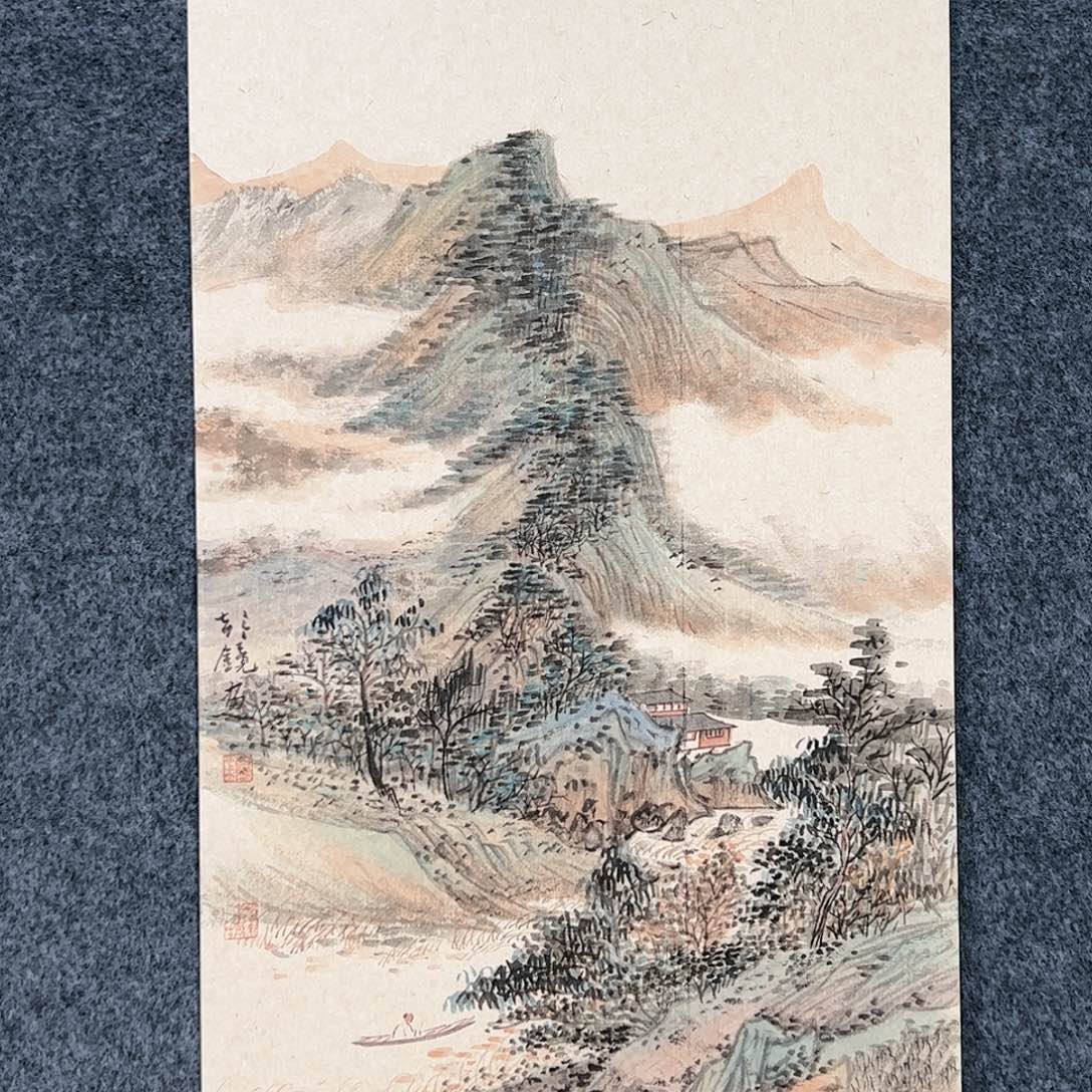 国画（g93896）落日余晖 书画