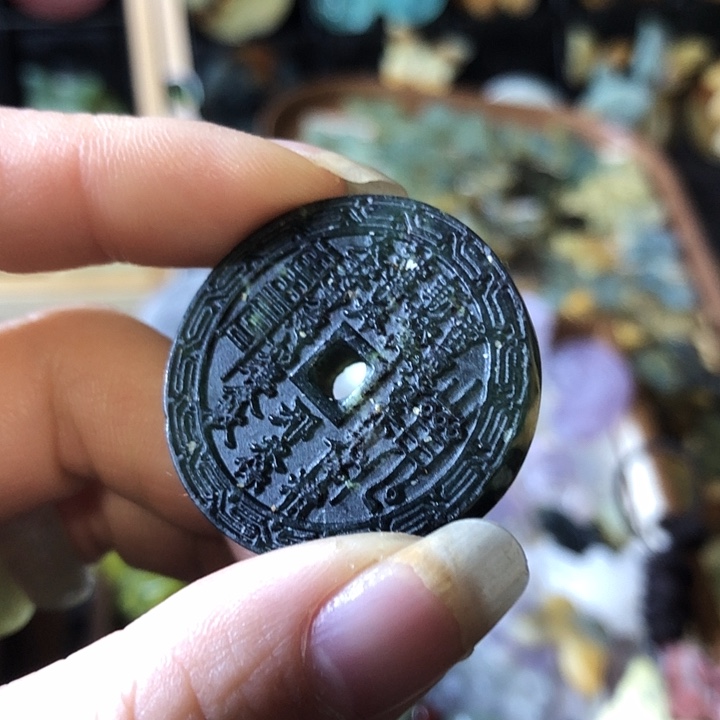 岫玉未镶嵌岫玉挂件