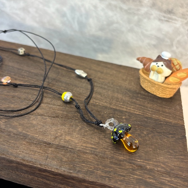 铜合金项链 蘑菇爱心项链XL2850