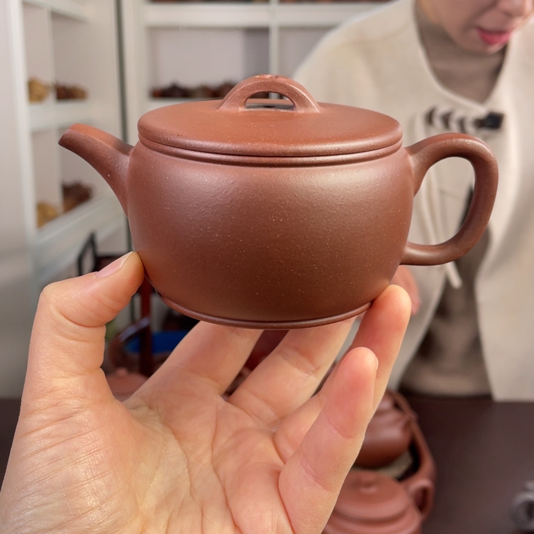 紫砂茶壶底槽清汉瓦200cc