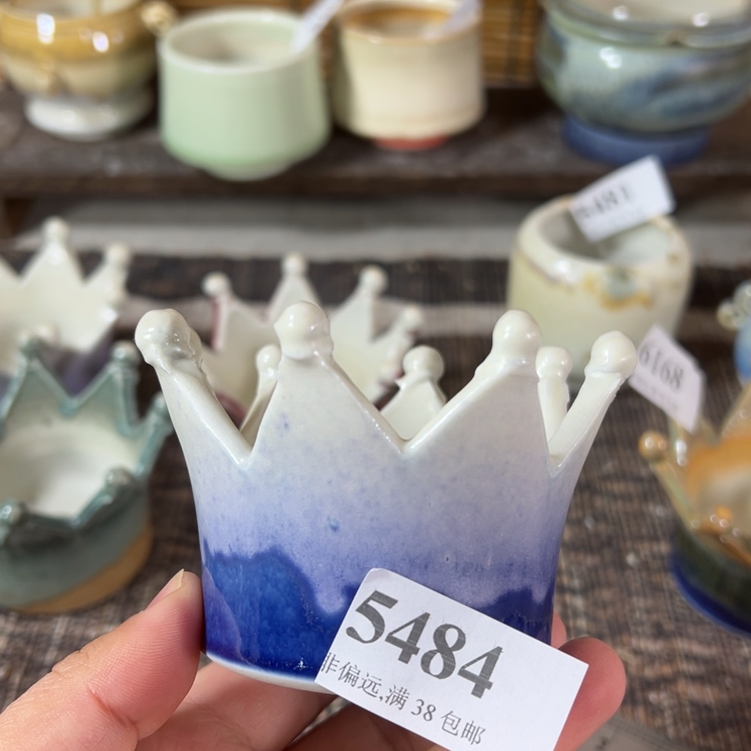 陶瓷景德镇手工花盆