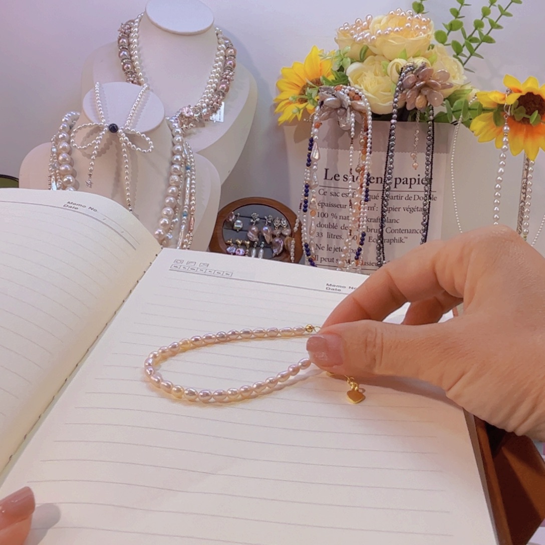 烟晶手链银S925镶嵌