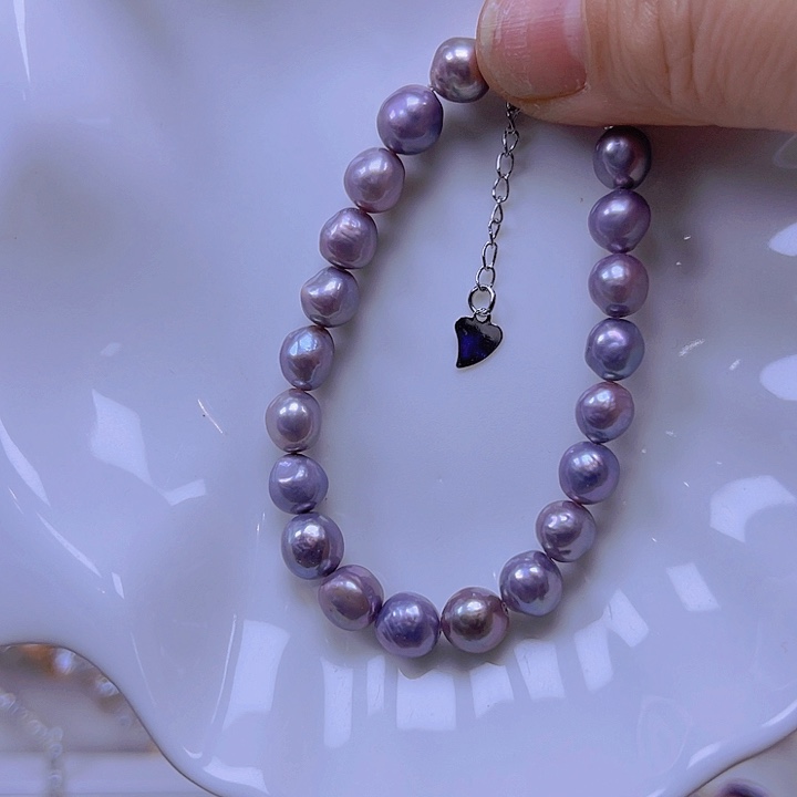 淡水珍珠手绳合金