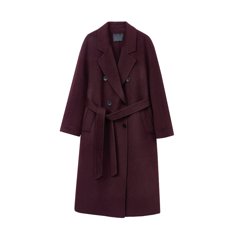 【尚雅专属】气质羊毛驼绒大衣N8687