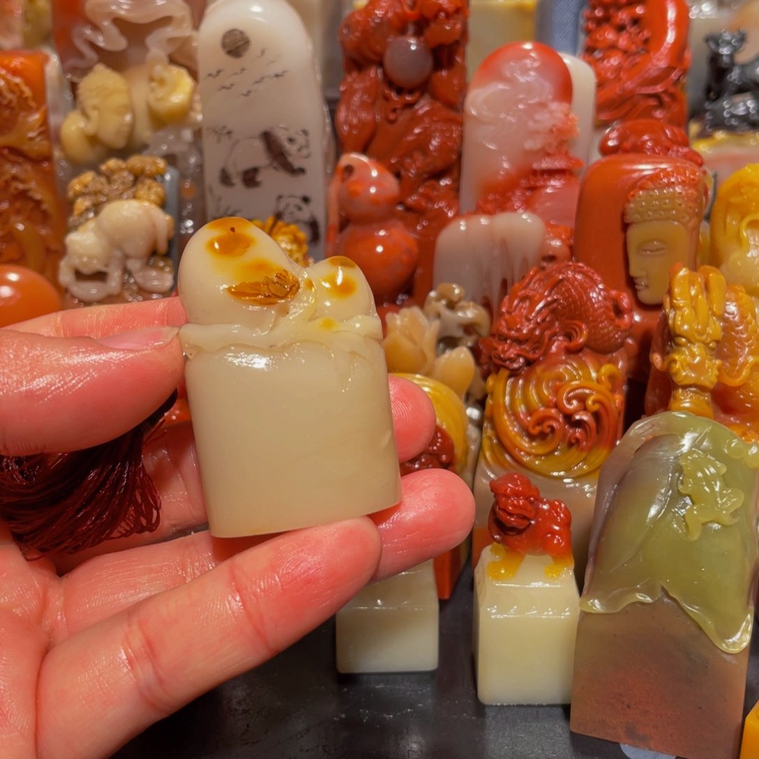 寿山石印石精美寿山