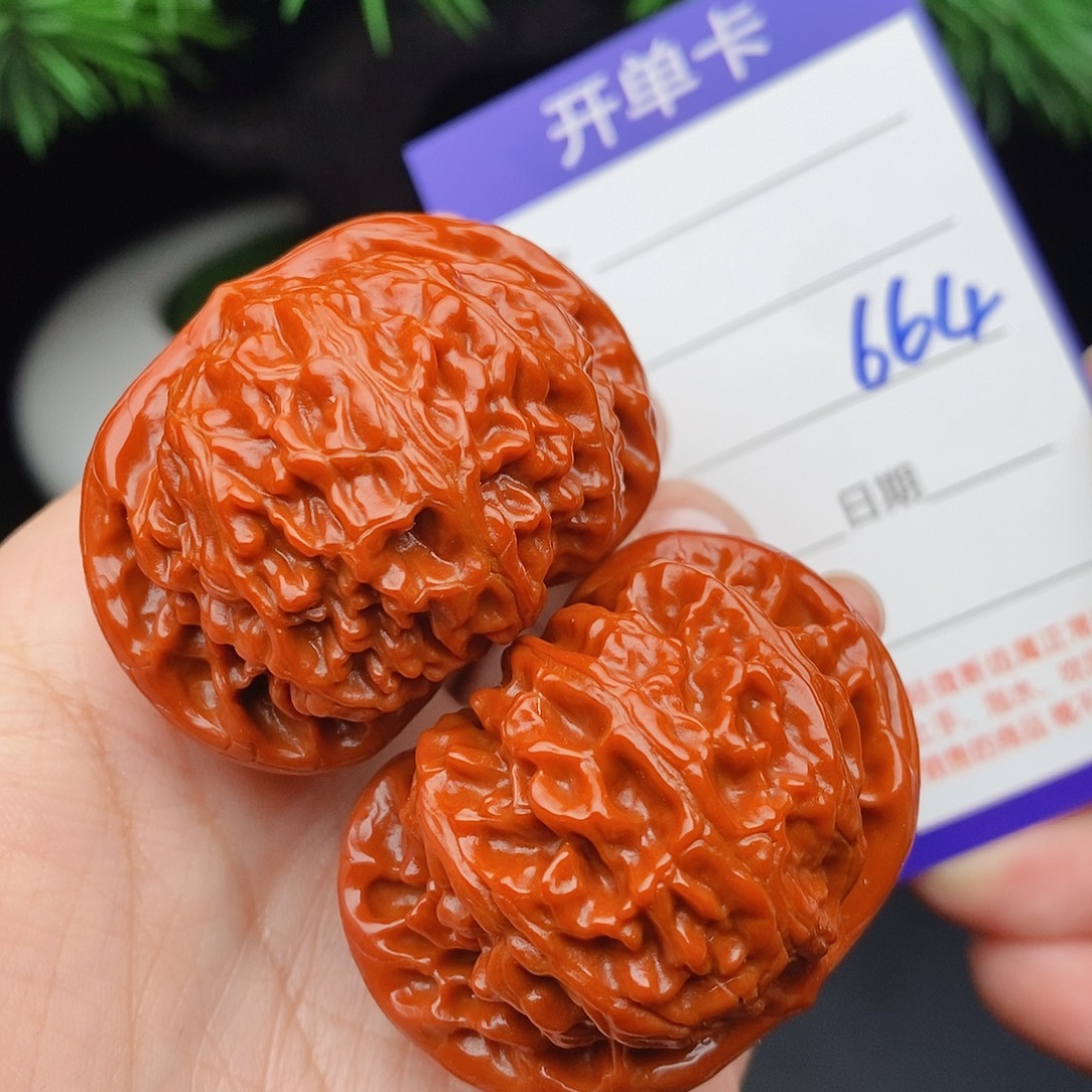 把件文玩核桃43宫灯新款664