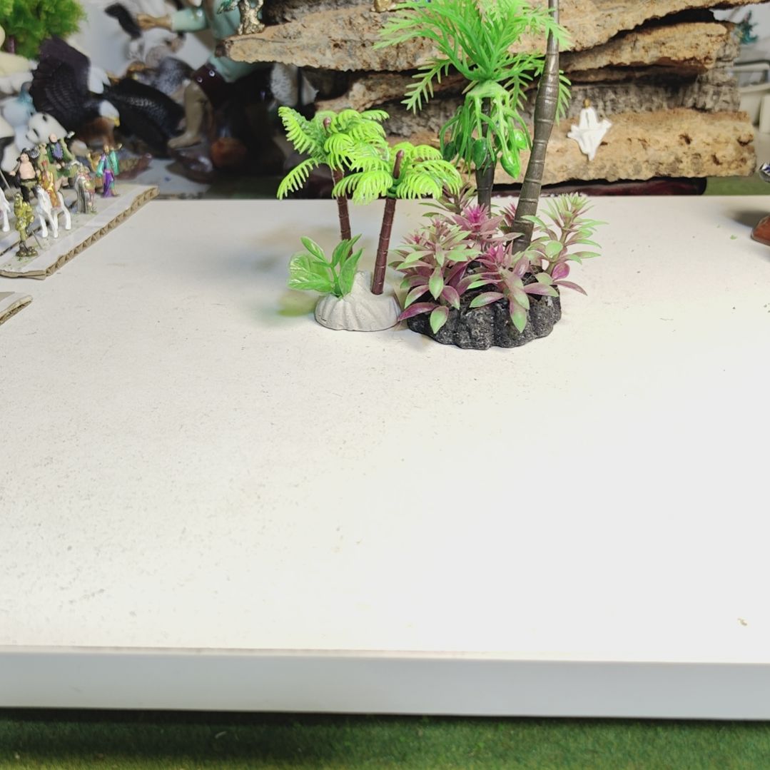 腾***飞树脂盆景假山摆件造景摆件