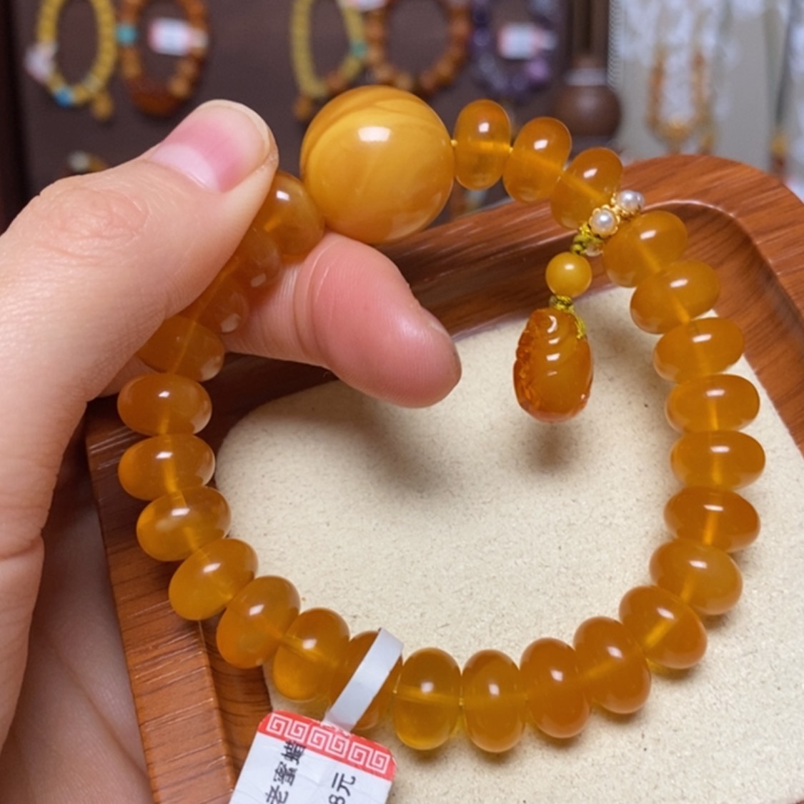 【闪购商品】手链蜜蜡未镶嵌手串