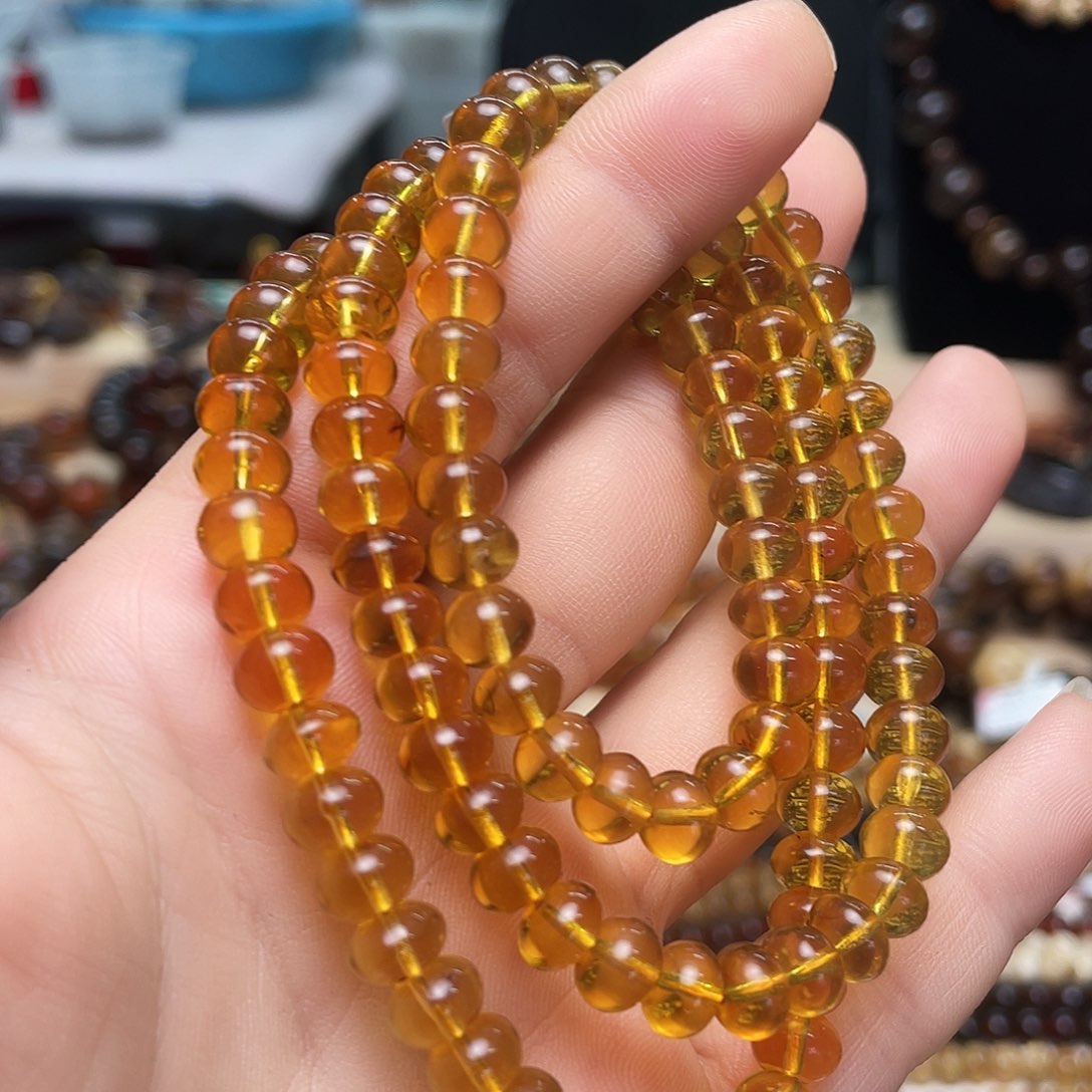 琥珀裸石未镶嵌七10913