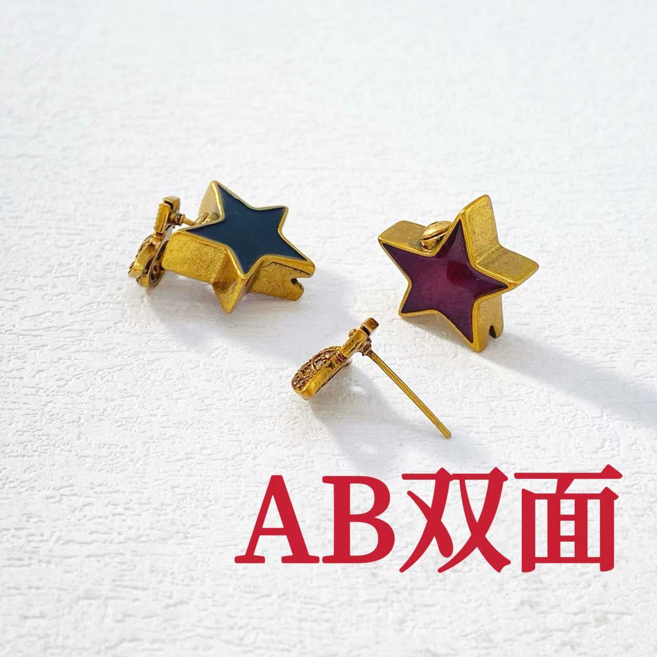 铜合金耳饰 木木（RZ6553） 耳环