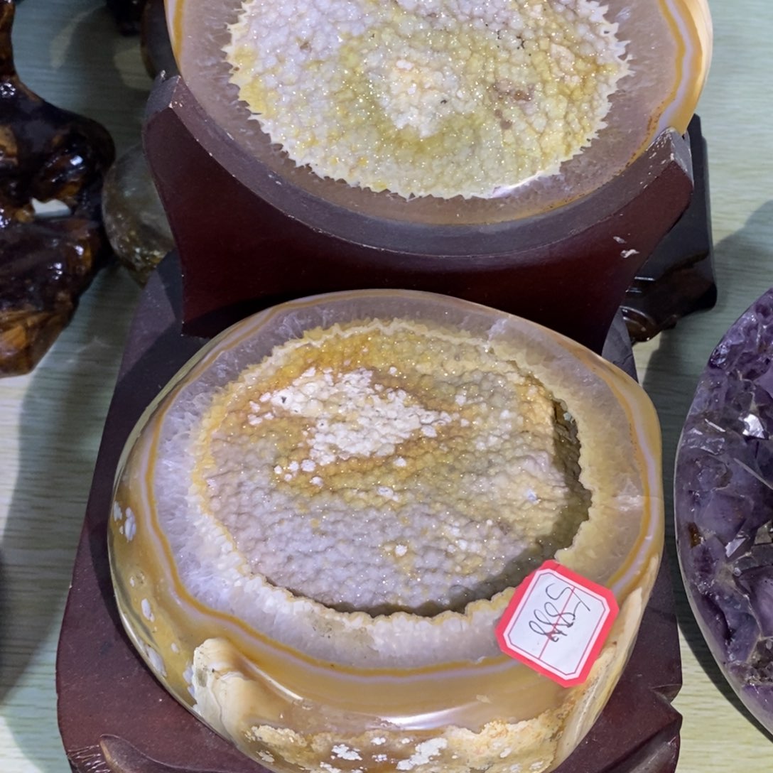 大型摆件（非配饰）紫晶未镶嵌聚宝盆