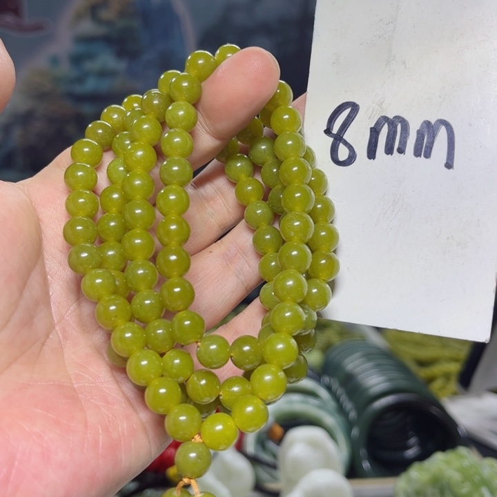 蛇纹石玉颈饰多样性发货未镶嵌