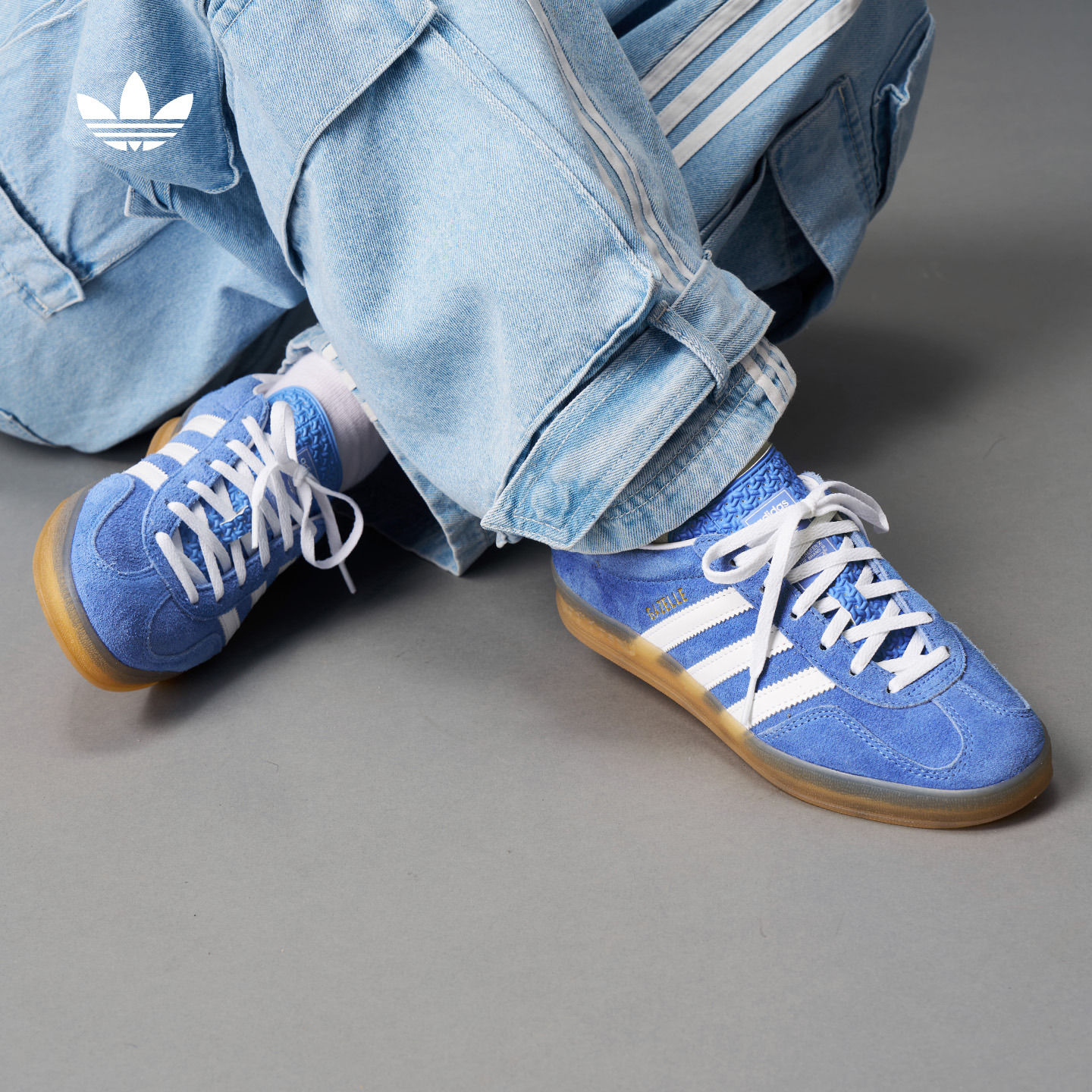 流光风 阿迪达斯三叶草 T头鞋 GAZELLE INDOOR板鞋德训鞋 HQ8717