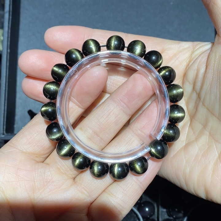 黑曜岩手链未镶嵌用****7