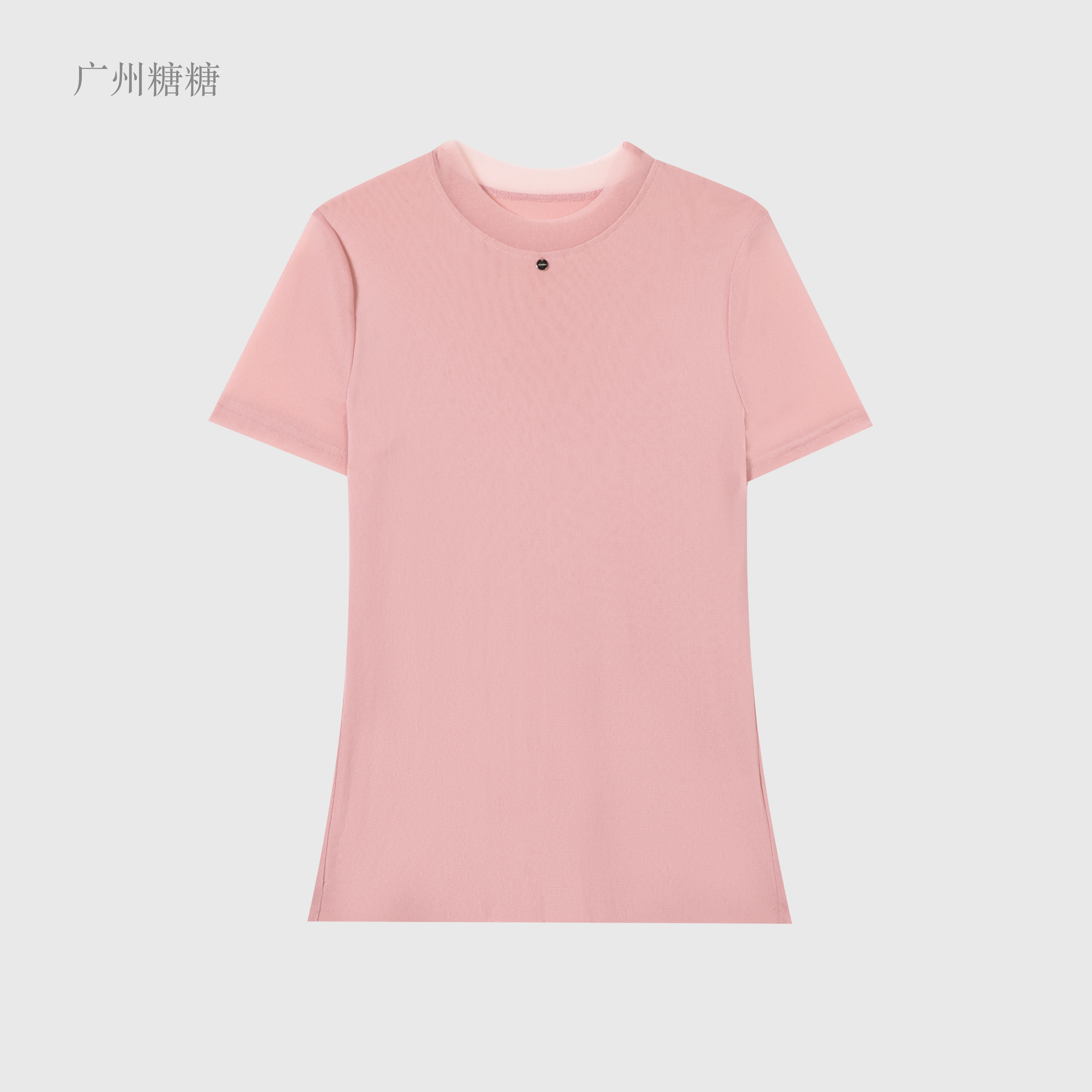 FL秋季新款100g水柔网纱时尚运动休闲百搭宽松圆领T恤【6883】TT