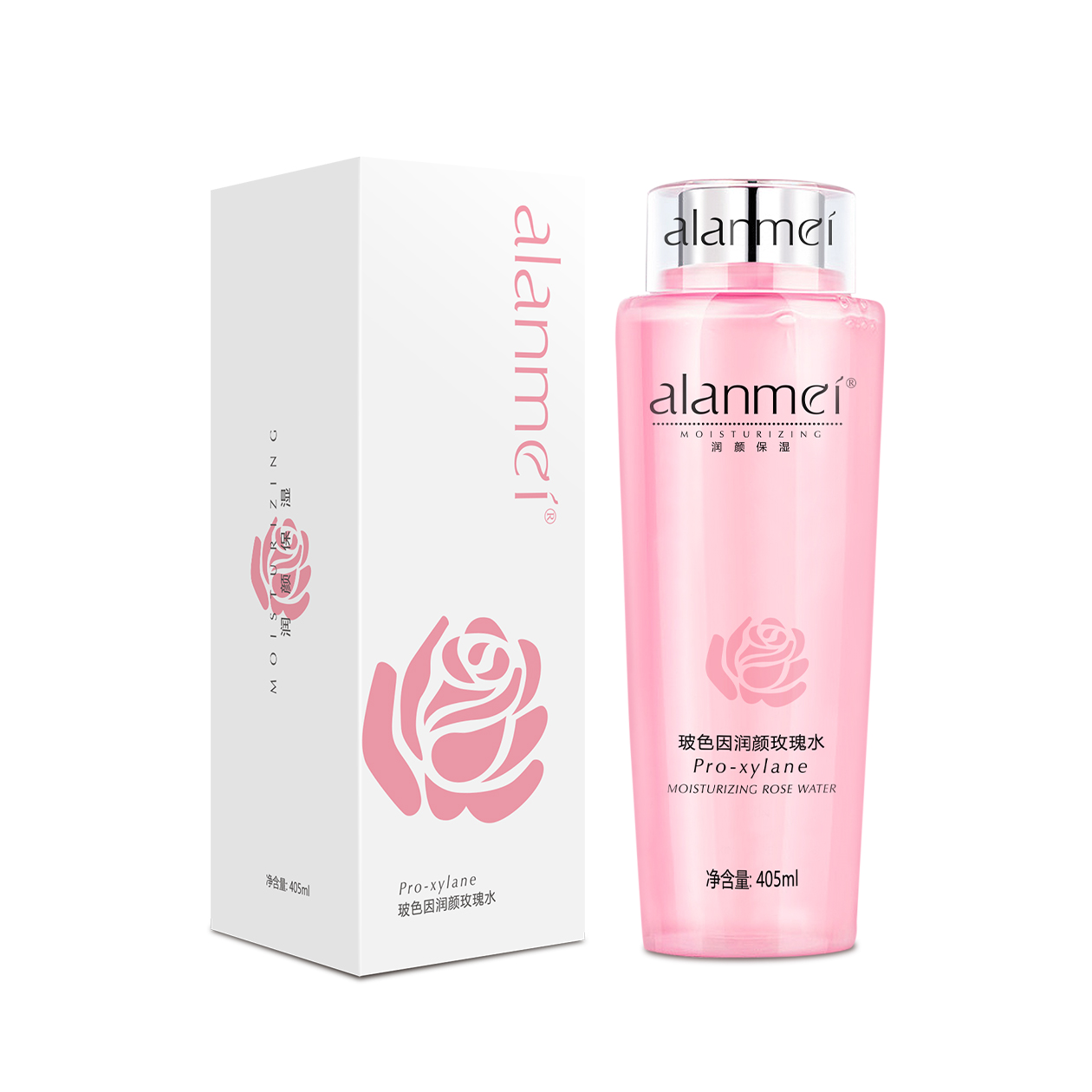 alanmei玻色因精华水 爽肤水保湿补水正品抗皱紧致水玫瑰水三合一商品图