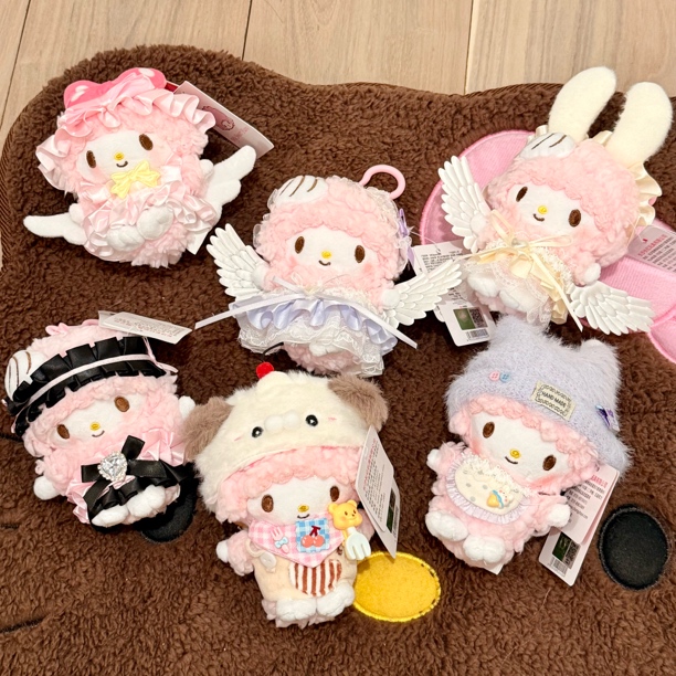 【正版】piano小羊三丽欧可爱少女毛绒包包挂件粉色女生生日礼物