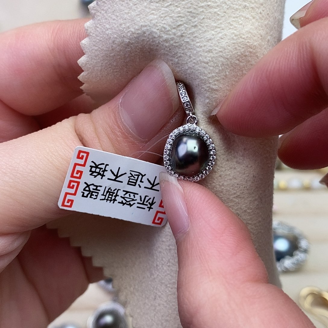 海水珍珠颈饰银S925镶嵌