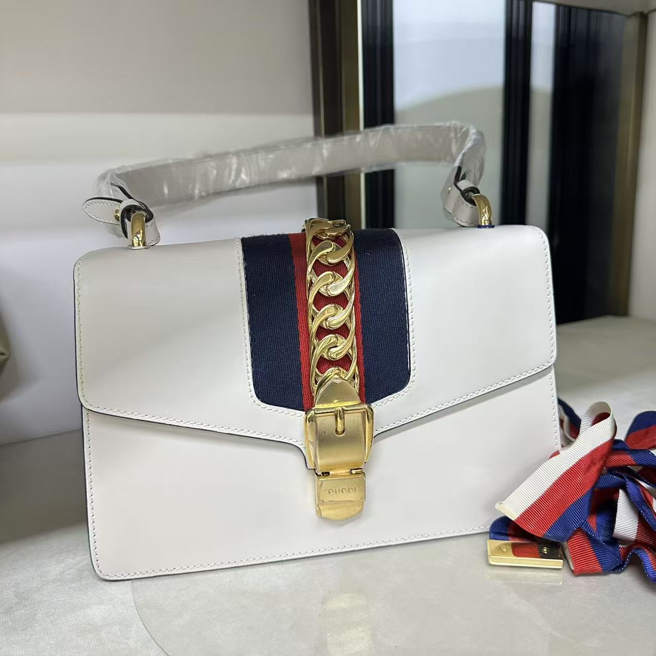 95新 GUCCI/古驰 乱乱子中古/女士/单肩包/93110 