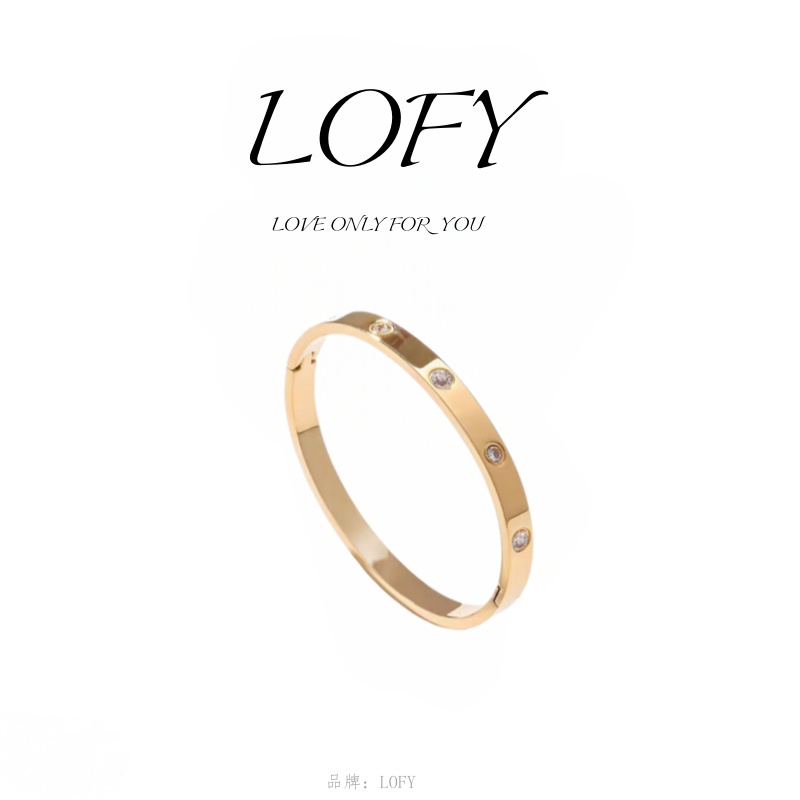 【万象专柜】  LOFY /   满Z十钻（椭圆形）贵妃经典手镯