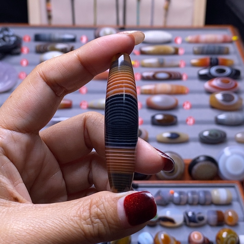 【闪购商品】玛瑙/玉髓珠宝半成品未镶嵌石*