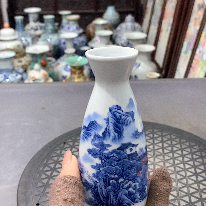 陶摆件博古架陶瓷摆件