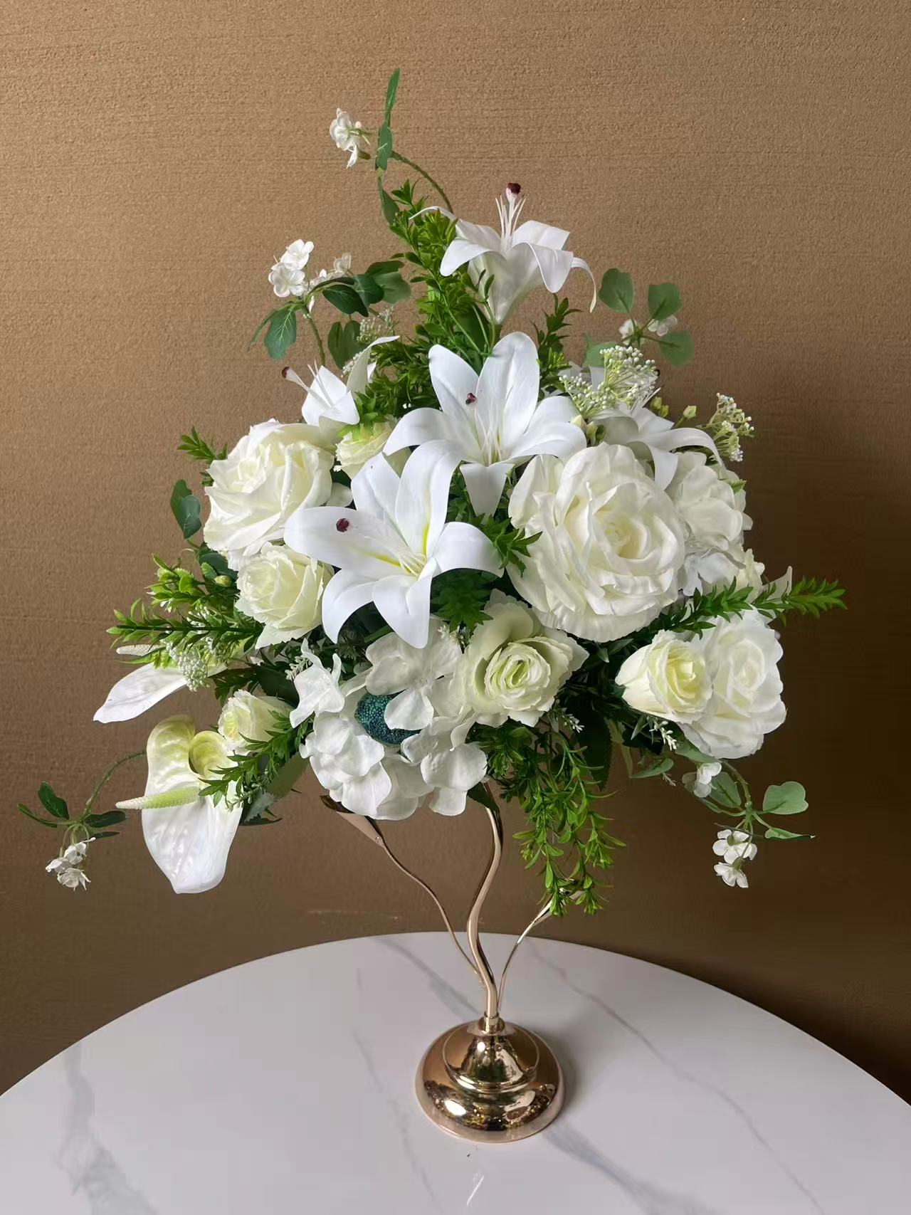 0031 娜 菲 花 艺 餐 桌 花 