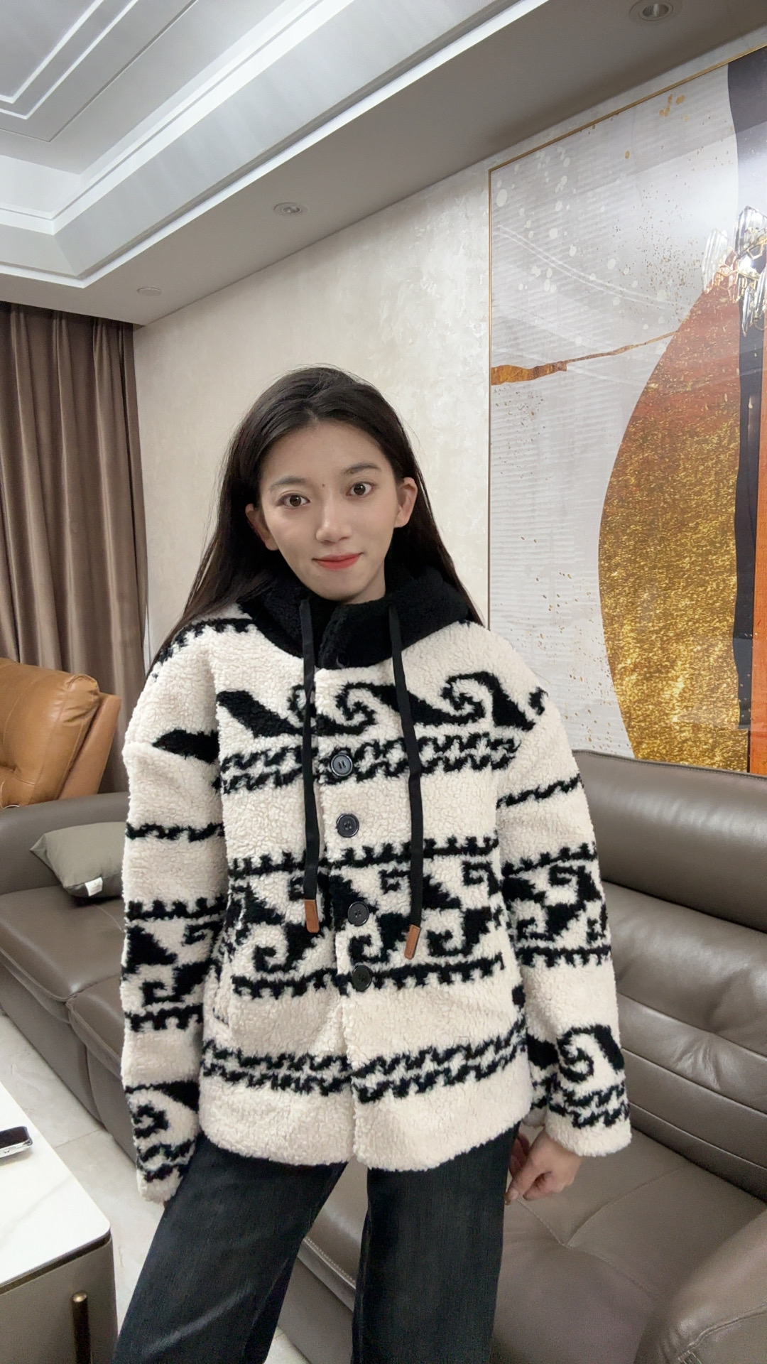 秋冬短款慵懒感外套女