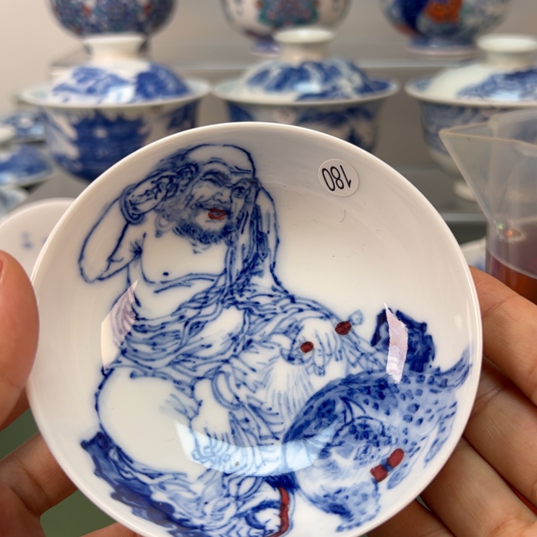 杯木木景德镇纯手绘茶具180