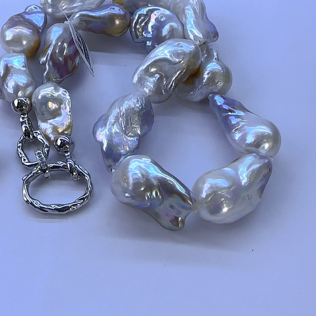 未镶嵌项链定制959淡水珍珠夏**风