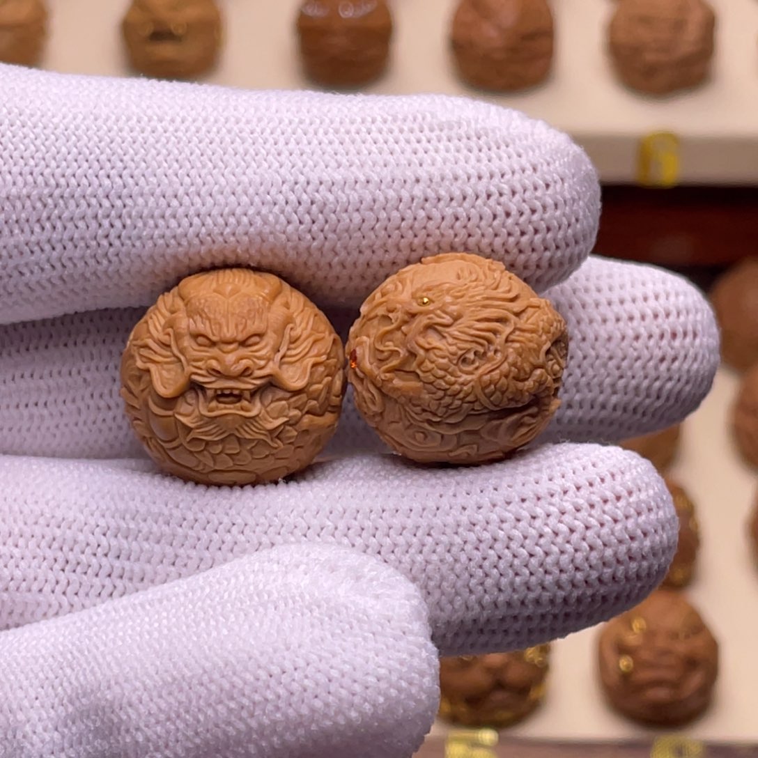 猴头核桃吊坠?****?龙珠定制18+