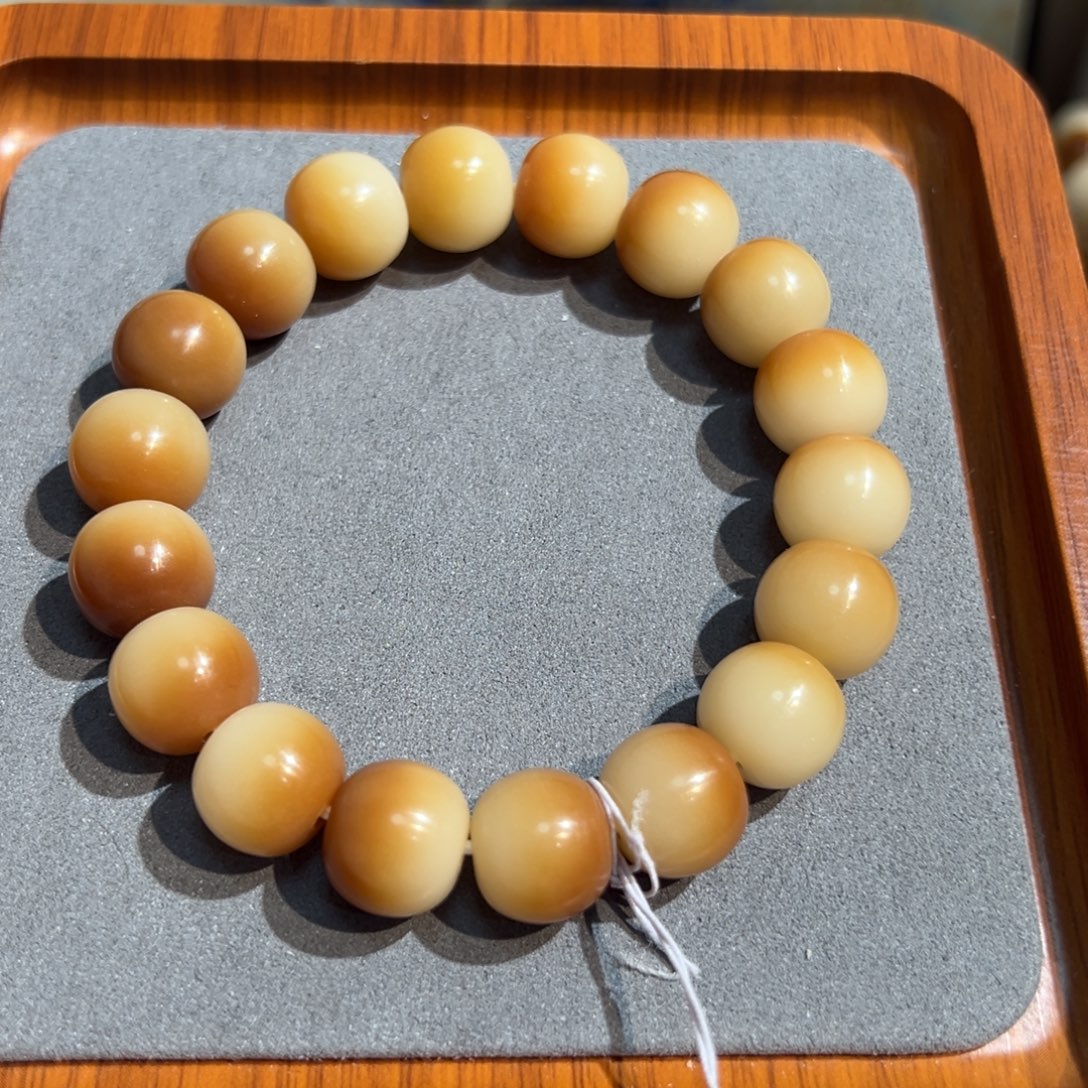 菩提根/象牙果吊坠焦糖苹果卡14微瑕