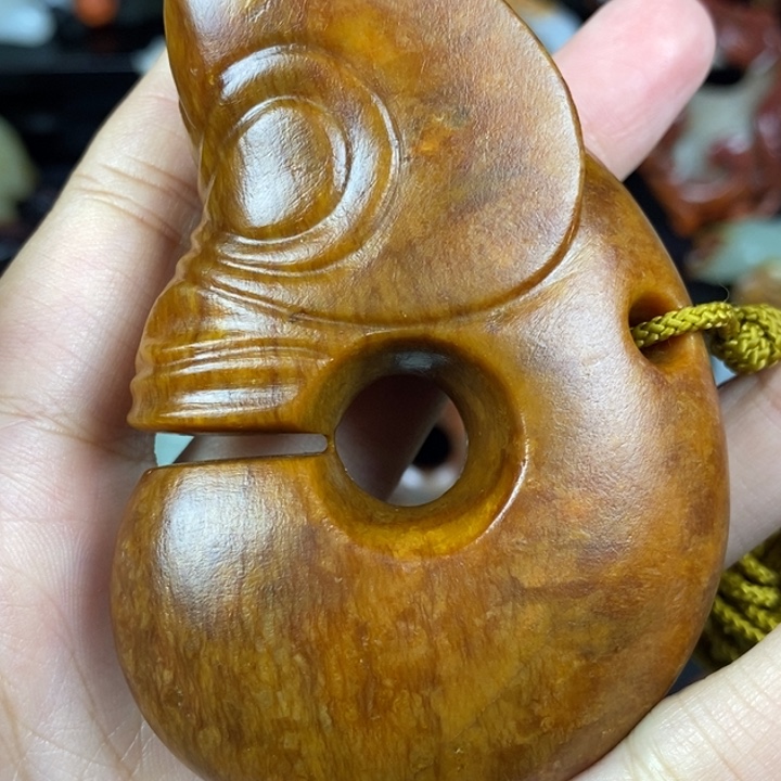 未镶嵌和田玉把件淮****化