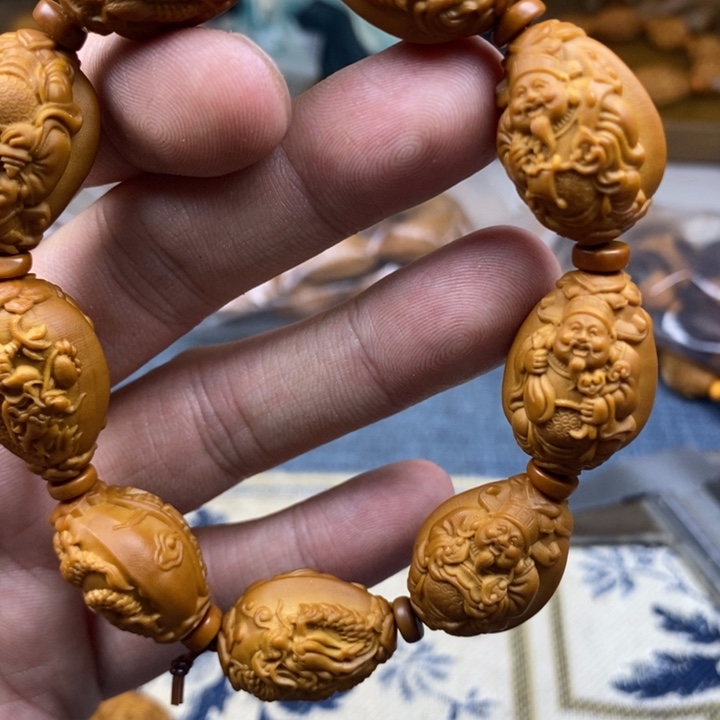 橄榄核手串/手链橄榄核雕工艺手串