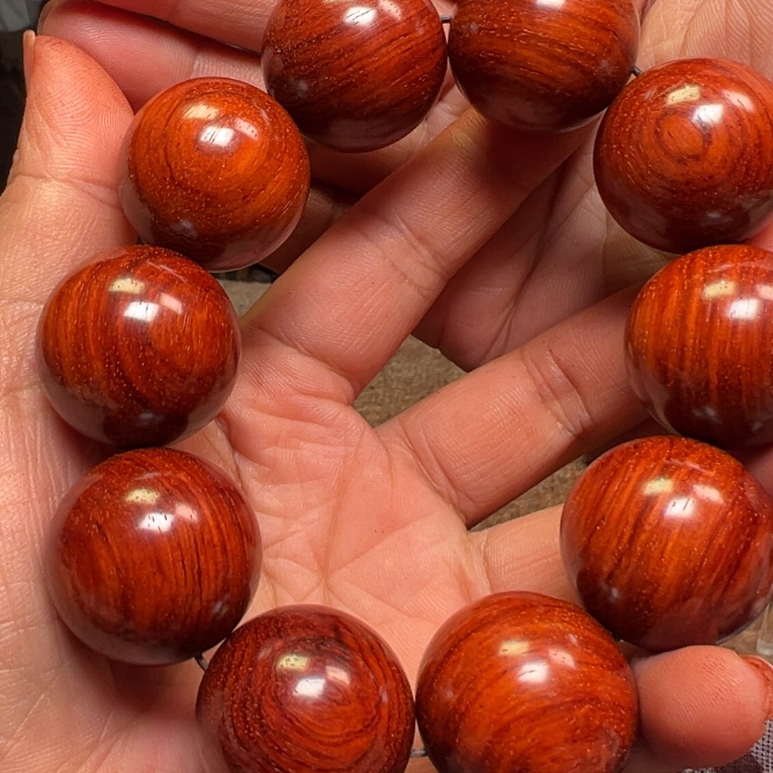 檀香紫檀（小叶紫檀）手串2.5