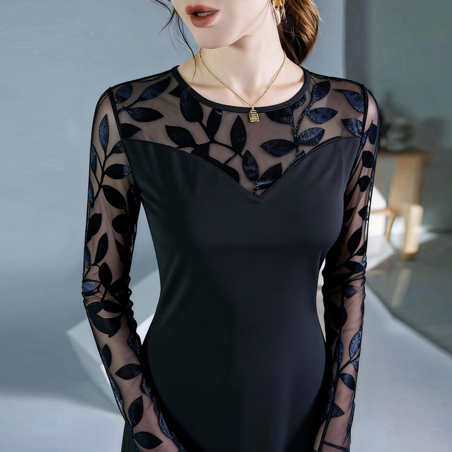 长袖T 新款圆领休闲上衣时尚百搭修身显瘦