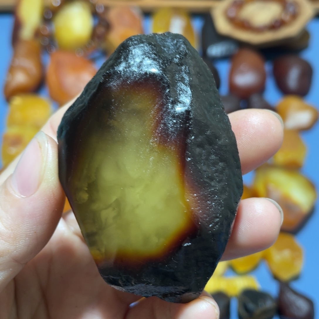 孵***音定制蜜蜡未镶嵌随形