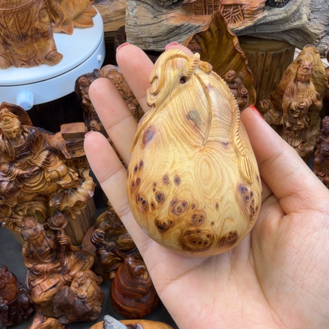 淄***理柏木瘤花钱袋手工