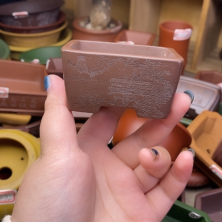 琉璃手工艺品宜兴紫砂精品花盆
